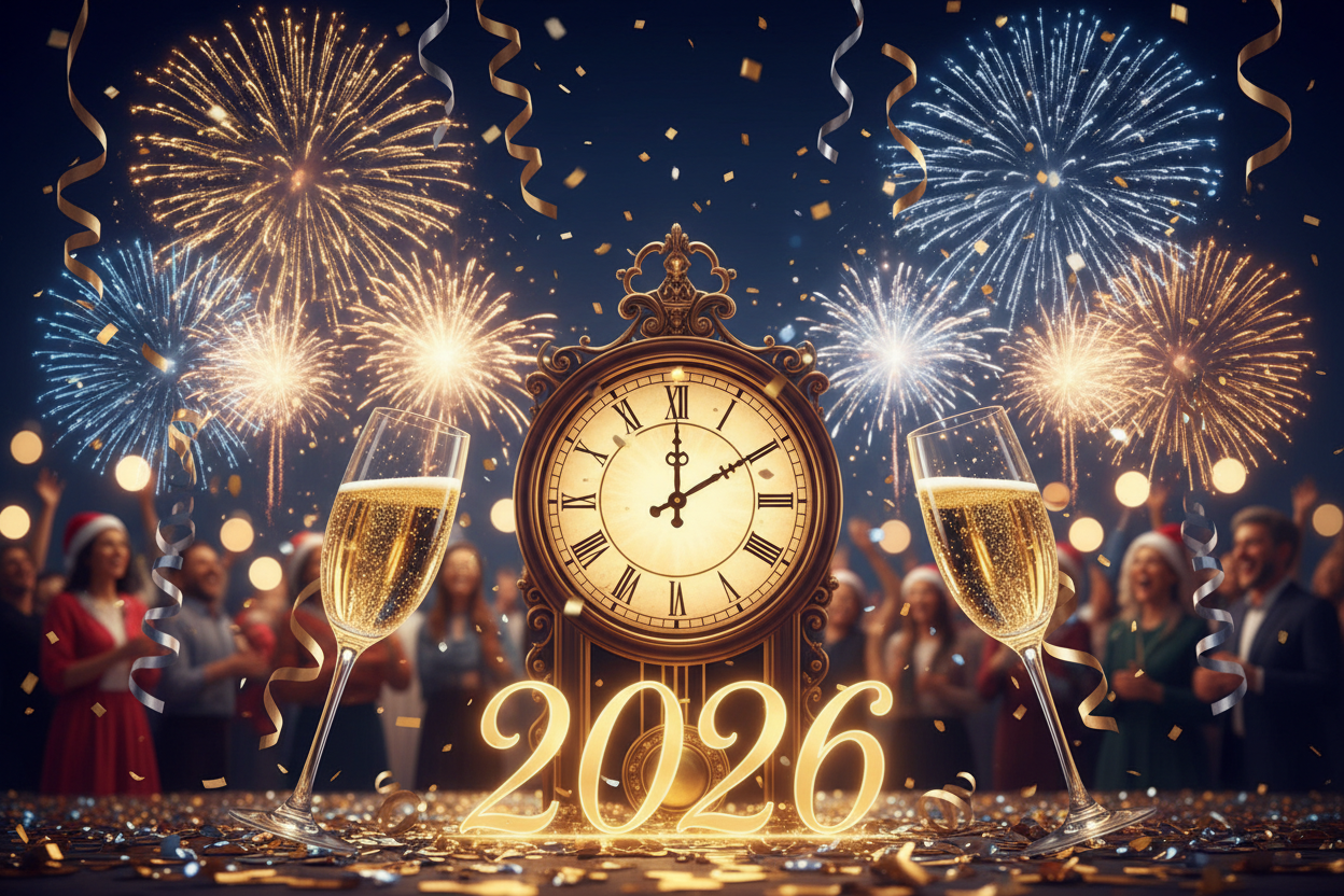 a picture that represents new years